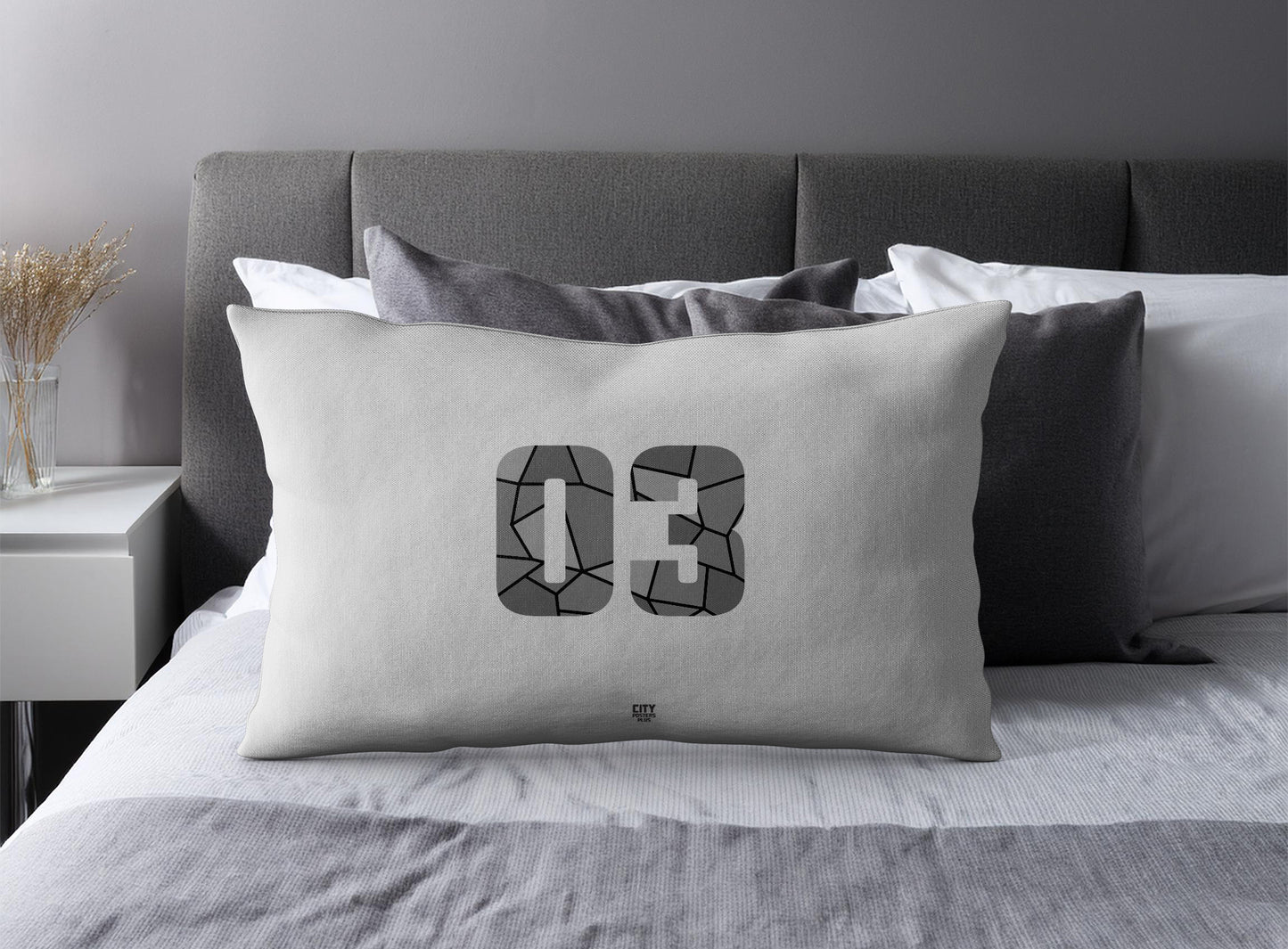 Print Deliver Plus 03 Number Square & Rectangle Pillow Cases