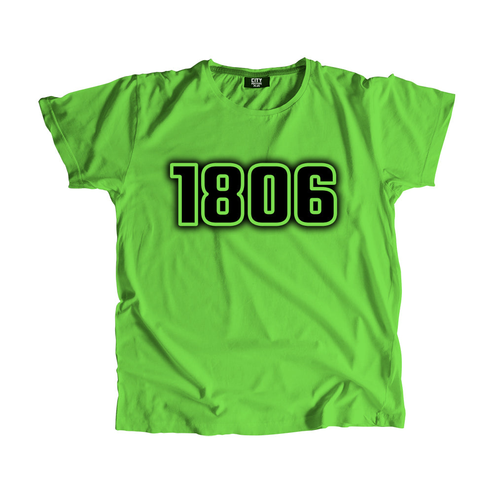 1806 Year Men Unisex T-Shirt (Liril Green)