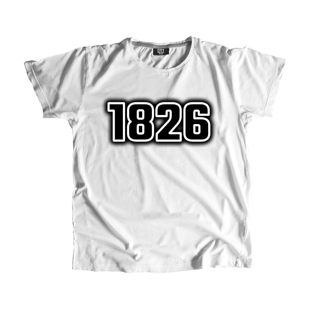 1826 Year Men Unisex T-Shirt (White)