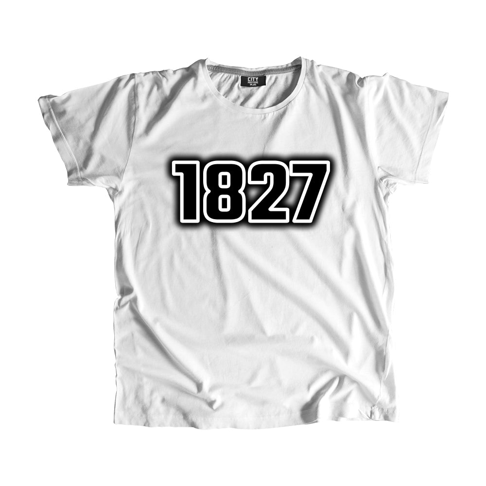 1827 Year Men Unisex T-Shirt (White)