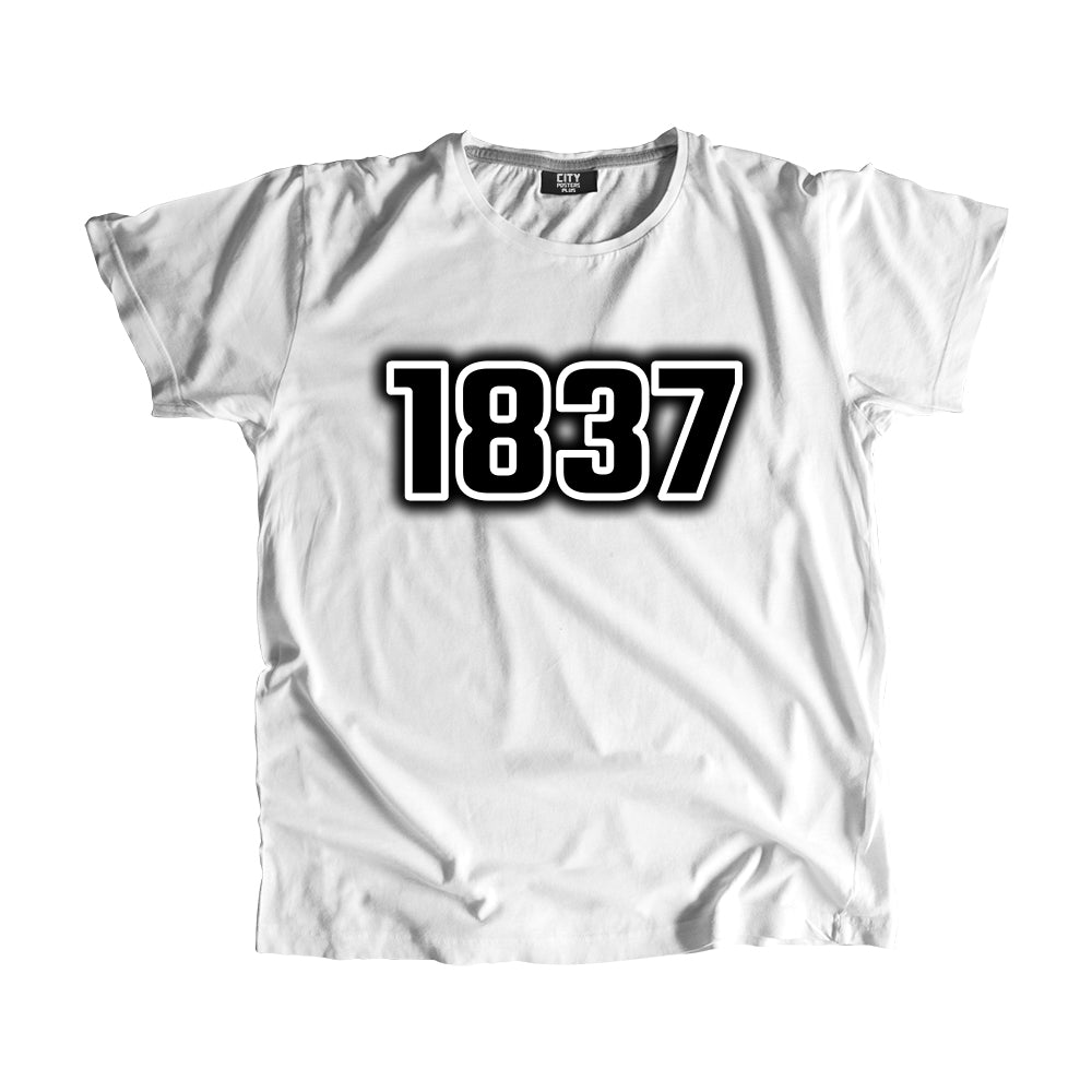 1837 Year Men Unisex T-Shirt (White)