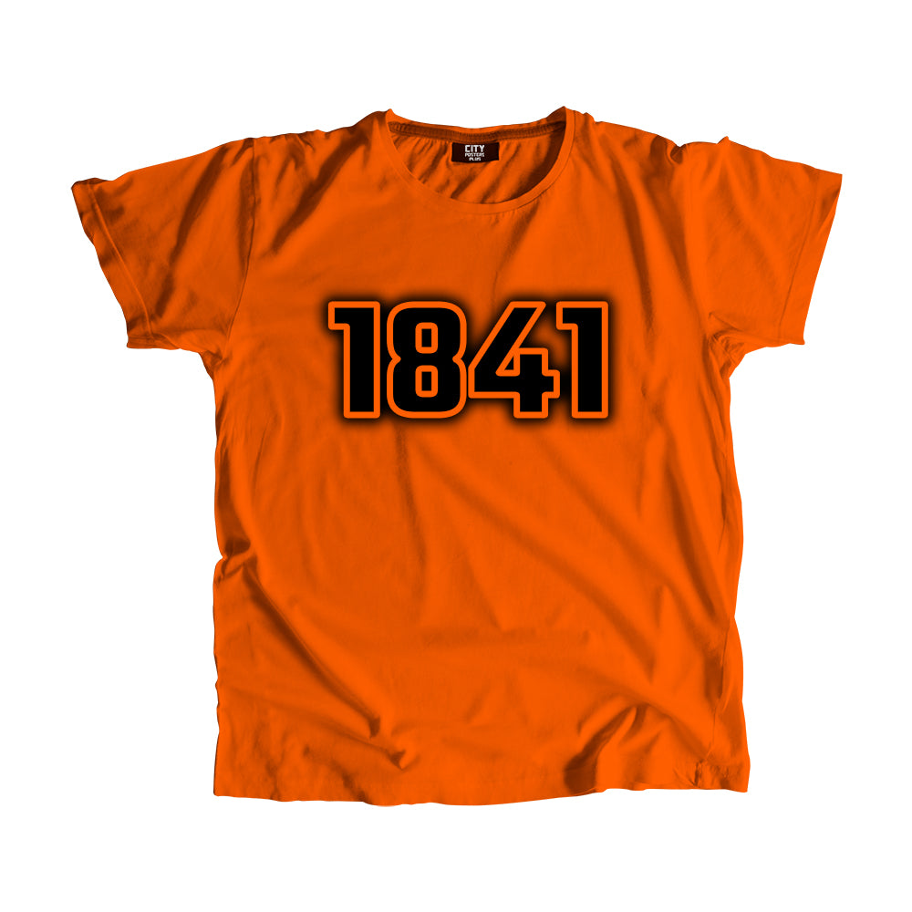 1841 Year Men Unisex T-Shirt (Orange)