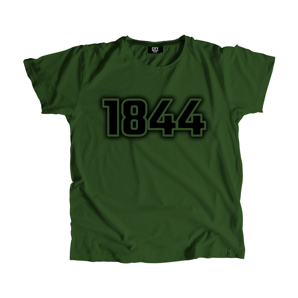 1844 Year Men Unisex T-Shirt (Olive Green)
