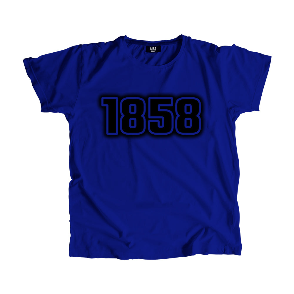 1858 Year Men Unisex T-Shirt (Royal Blue)