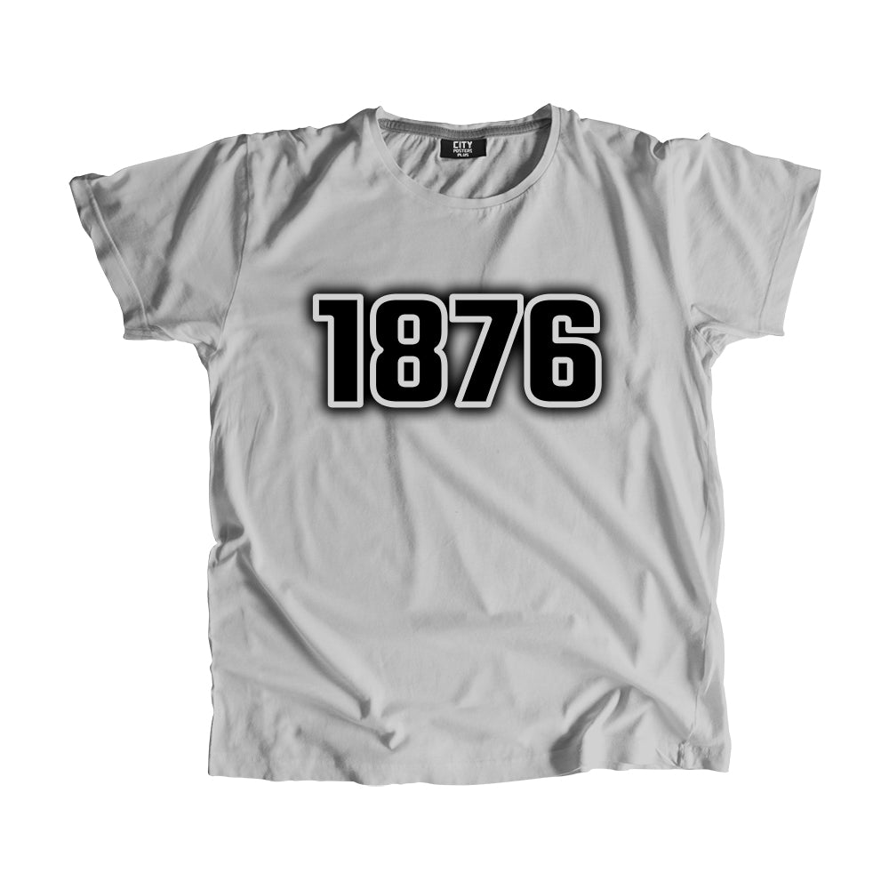 1876 Year Men Unisex T-Shirt (Melange Grey)