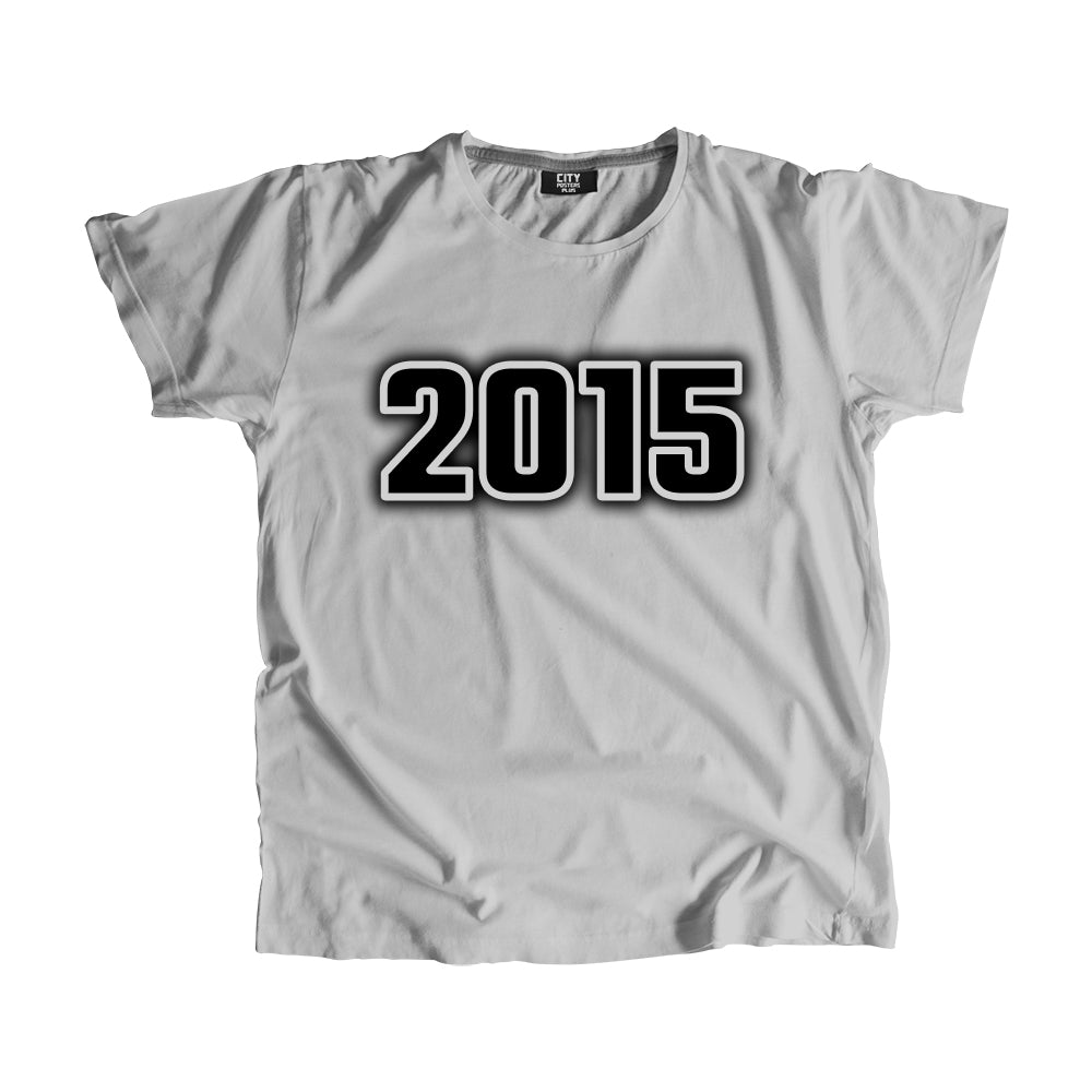 2015 Year Men Unisex T-Shirt (Melange Grey)