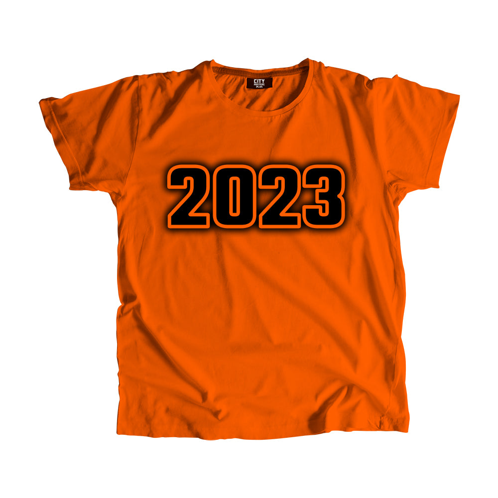 2023 Year Men Unisex T-Shirt (Orange)