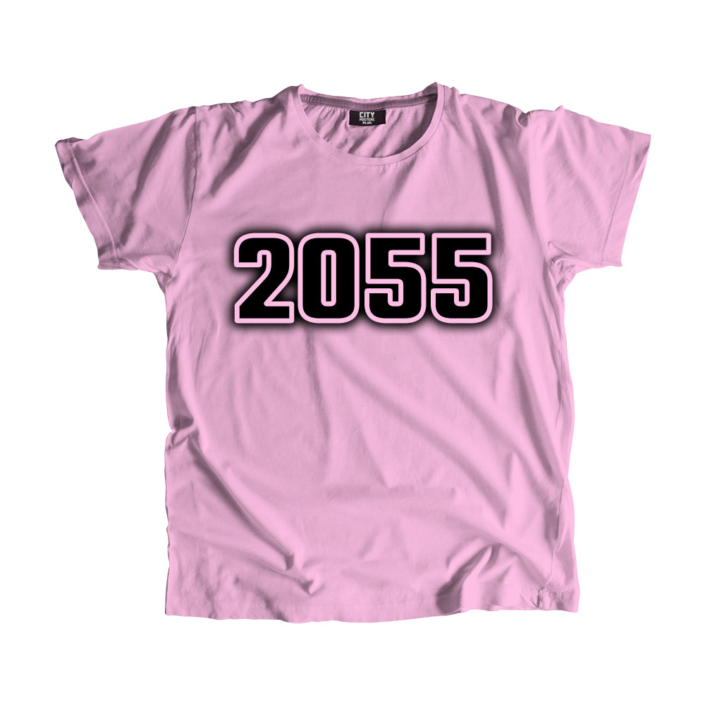 2055 Year Men Unisex T-Shirt (Light Pink)