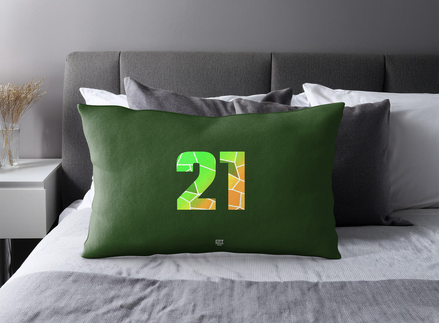 Print Deliver Plus 21 Number Square & Rectangle Pillow Cases