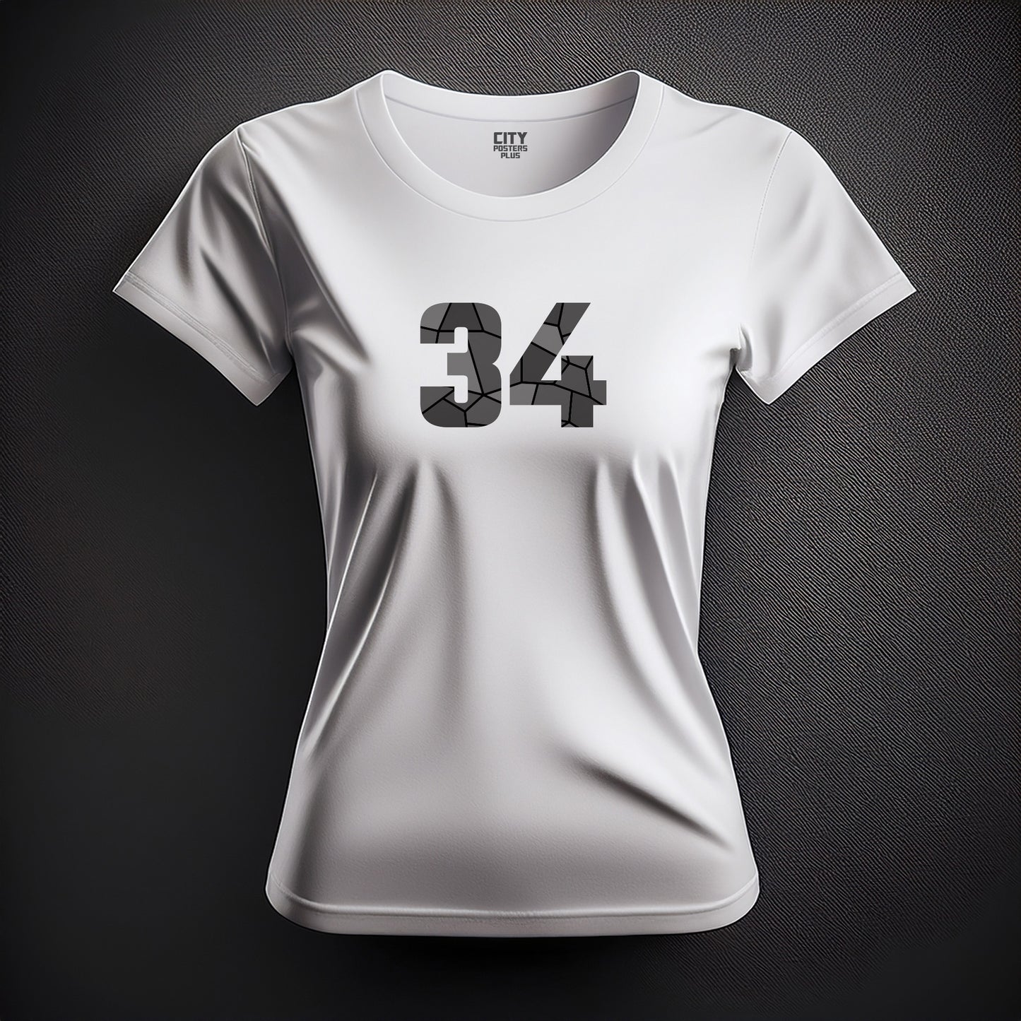 34 Number Women T-Shirt (White)