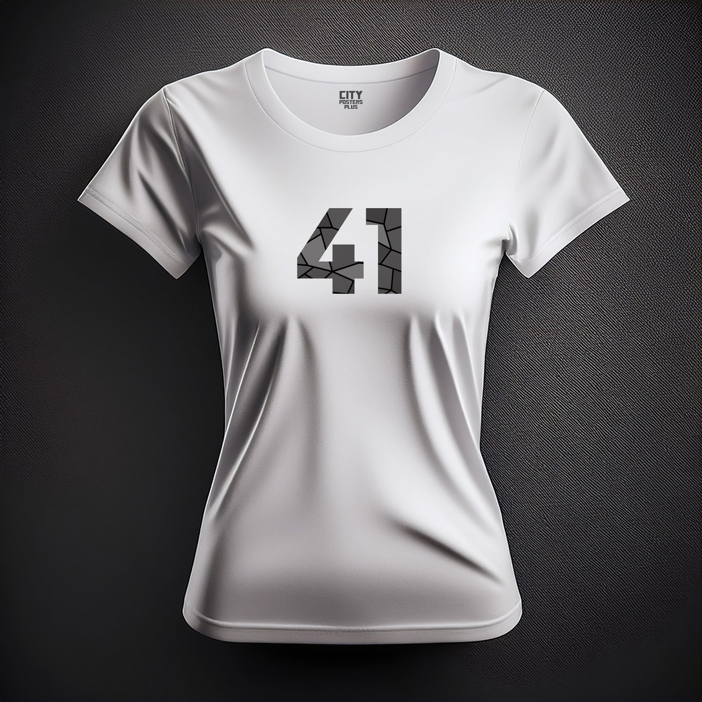 41 Number Women T-Shirt (White)