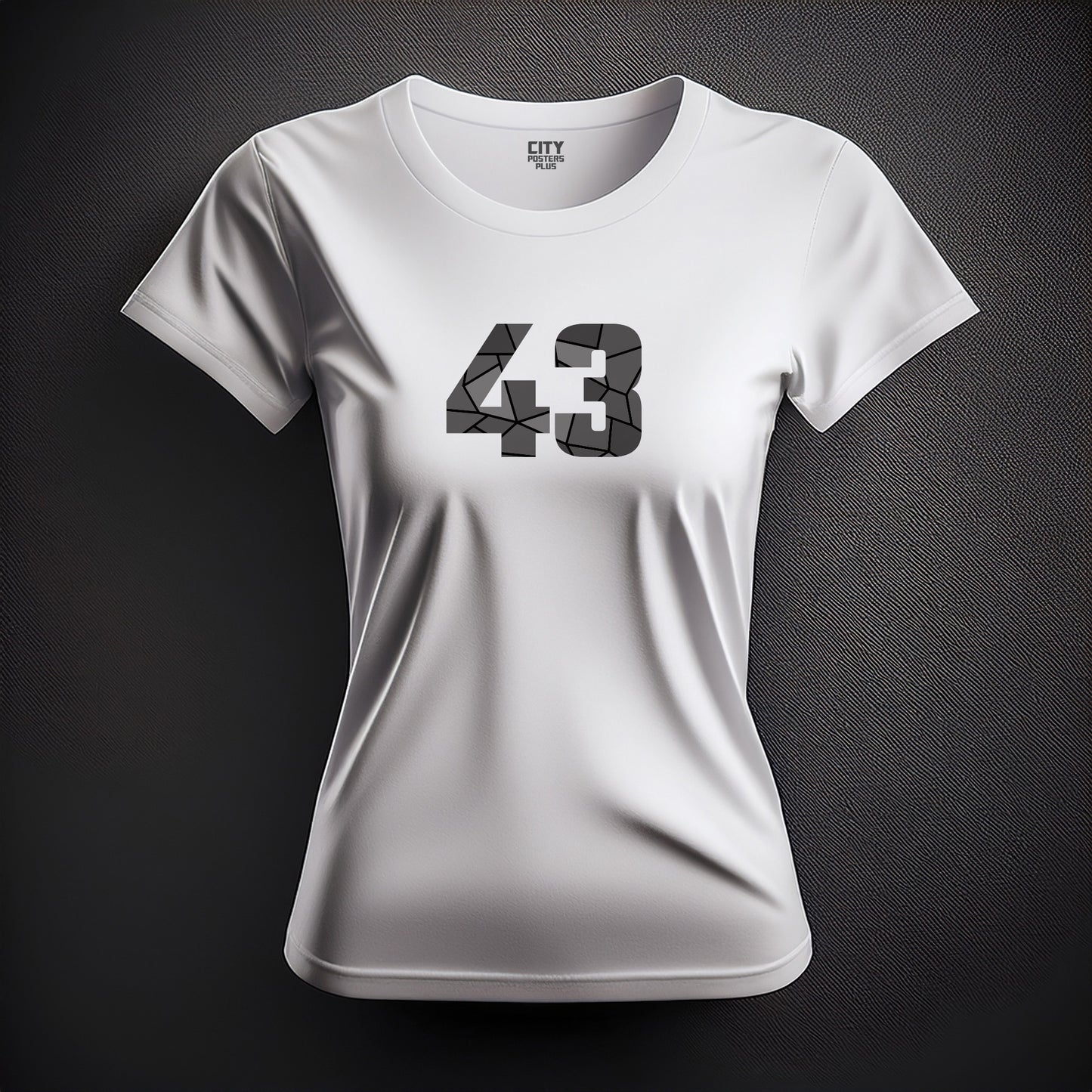 43 Number Women T-Shirt (White)