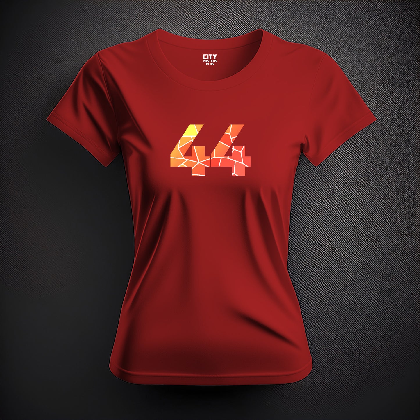 44 Number Women T-Shirt (Red)