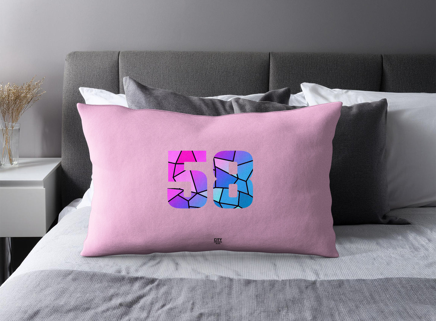 Print Deliver Plus 58 Number Square & Rectangle Pillow Cases