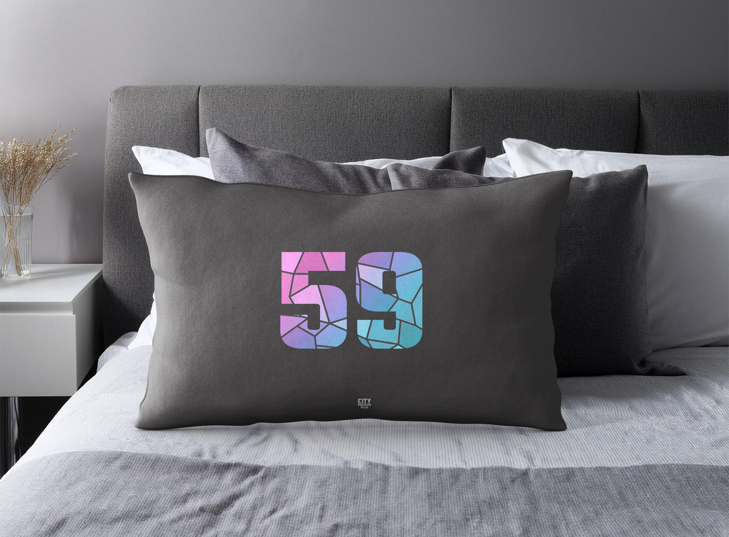 Print Deliver Plus 59 Number Square & Rectangle Pillow Cases