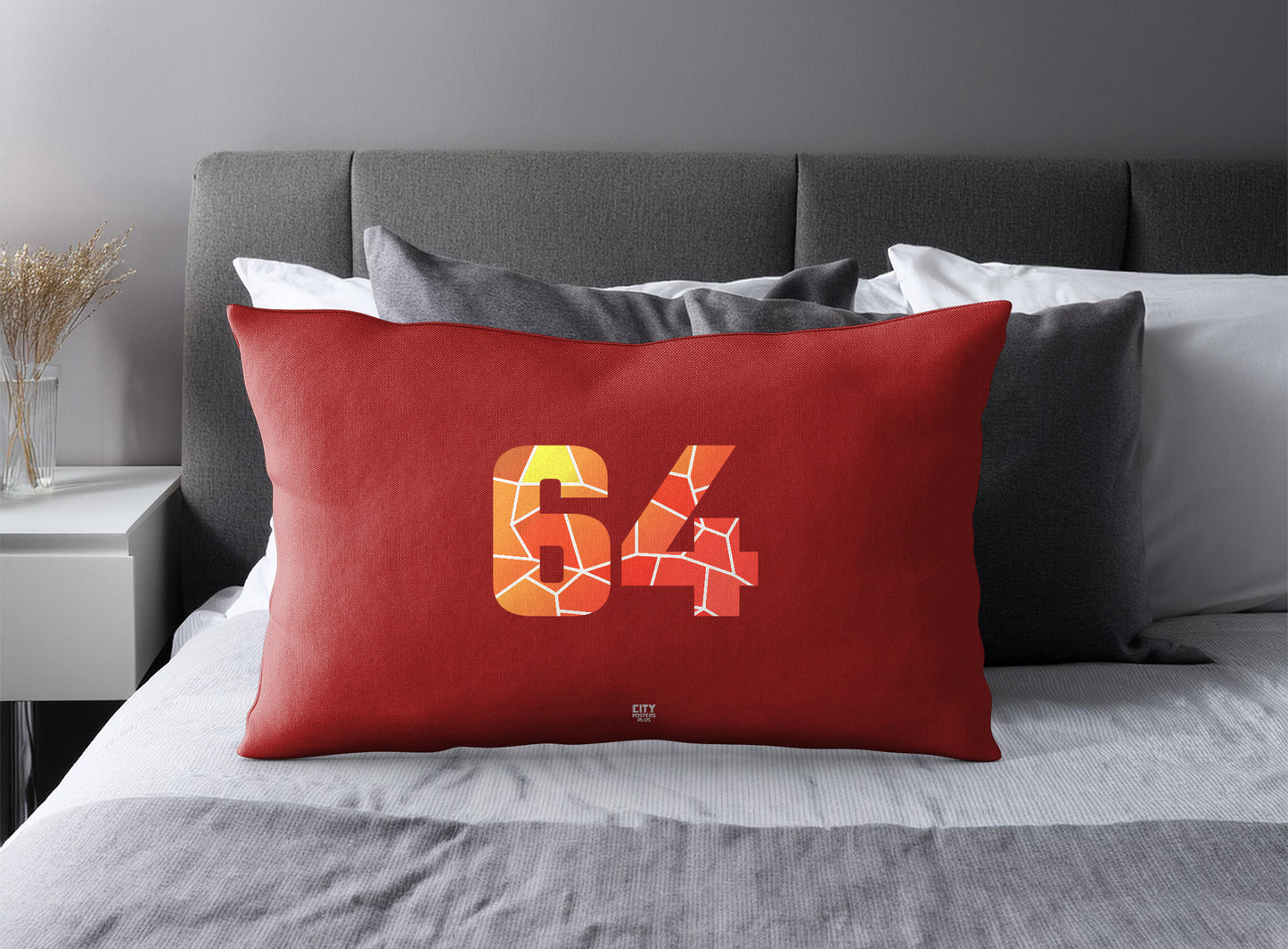 Print Deliver Plus 64 Number Square & Rectangle Pillow Cases