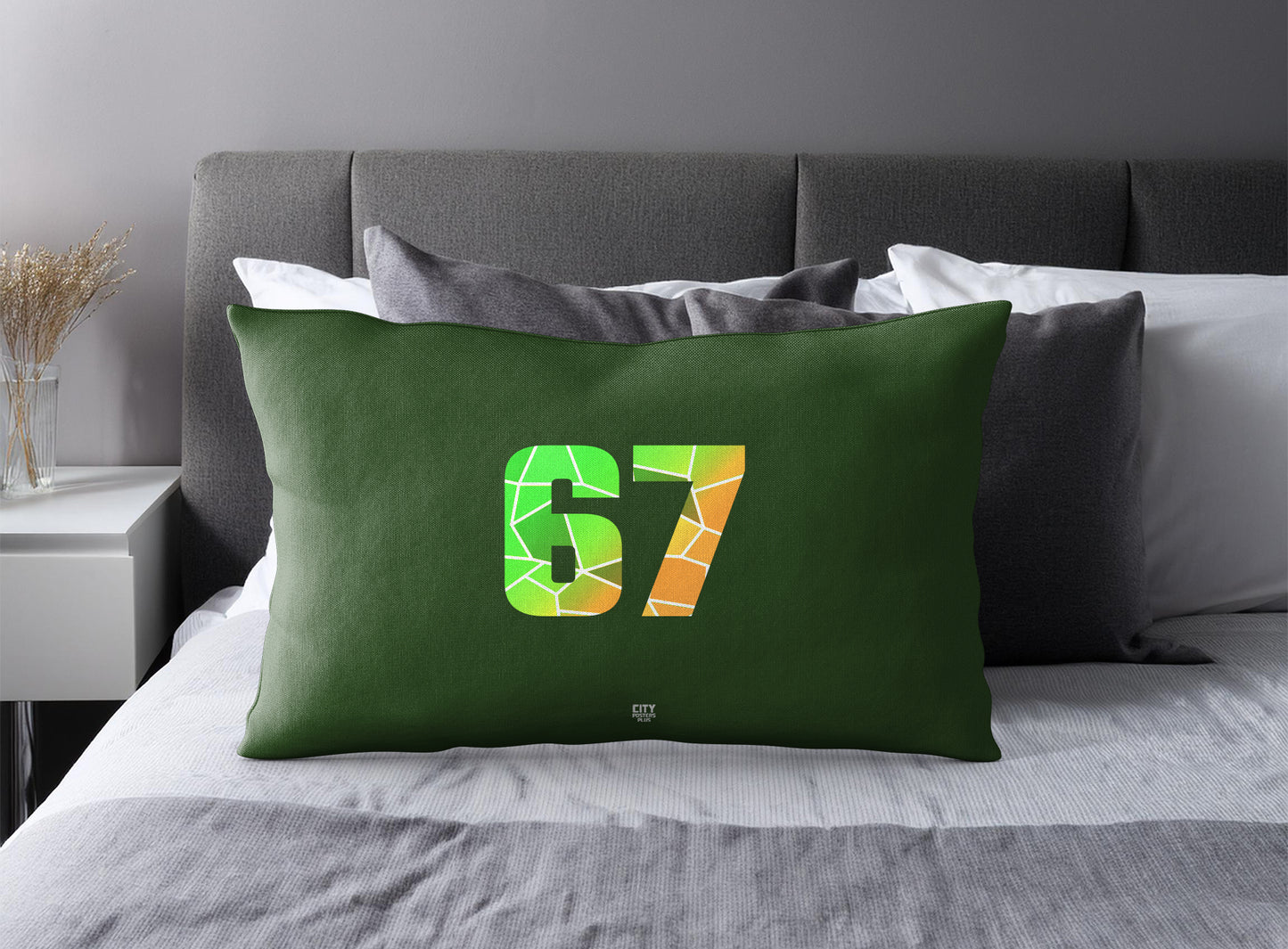 Print Deliver Plus 67 Number Square & Rectangle Pillow Cases