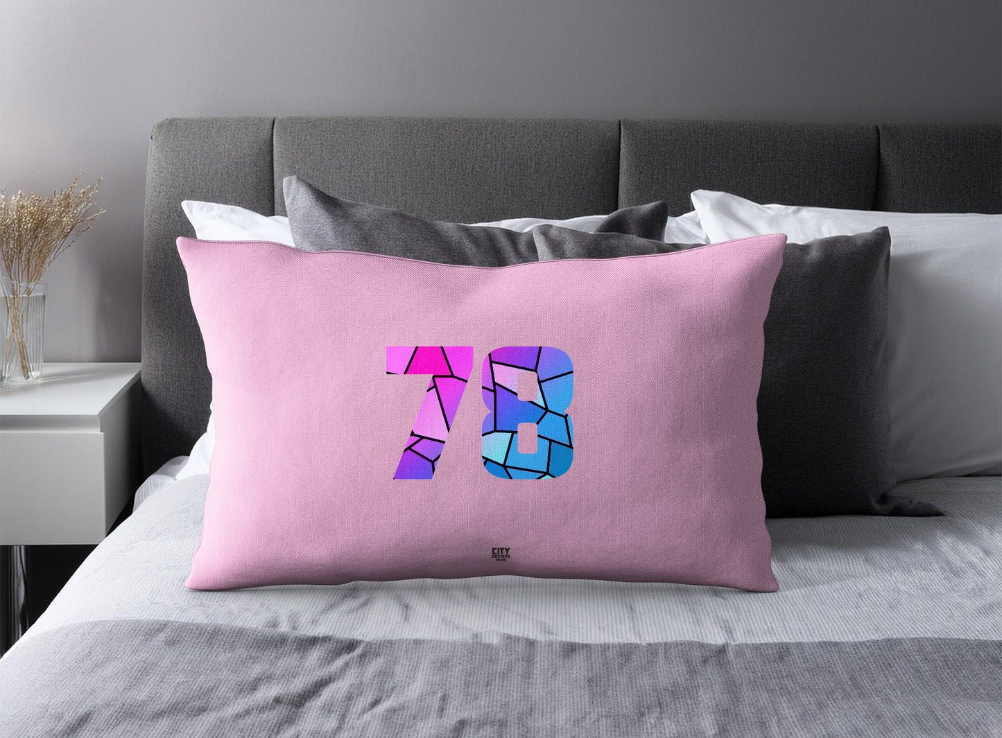 Print Deliver Plus 78 Number Square & Rectangle Pillow Cases