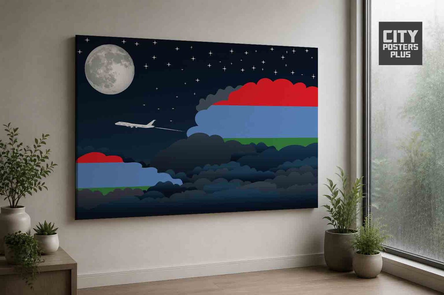 Karelia Night Clouds Framed Canvas Prints | Country & City Wall Art