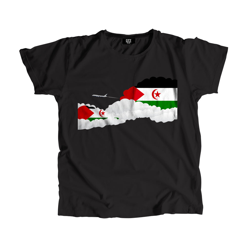 Western Sahara Day Clouds Men Unisex T-Shirt