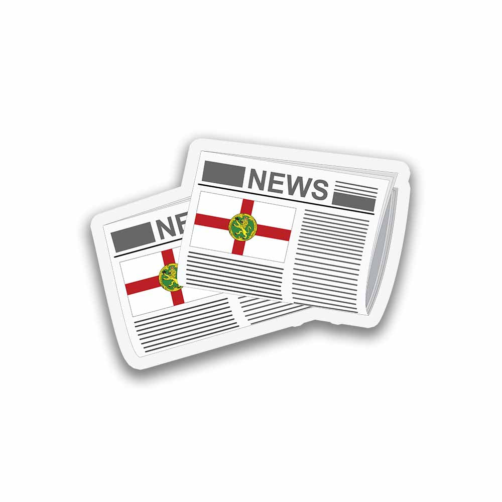 Alderney Newspapers Sticker & Magnet