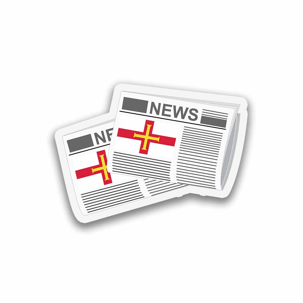 Guernsey Newspapers Sticker & Magnet