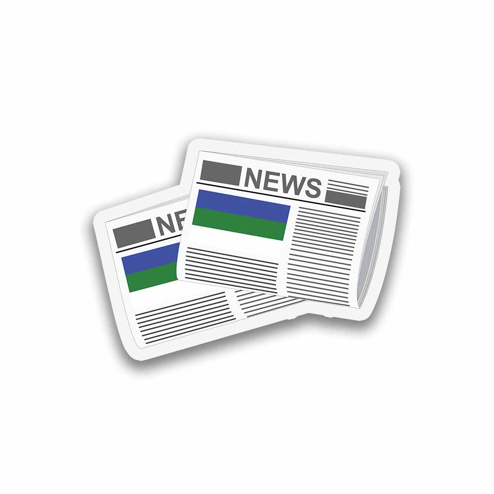 Komi Newspapers Sticker & Magnet