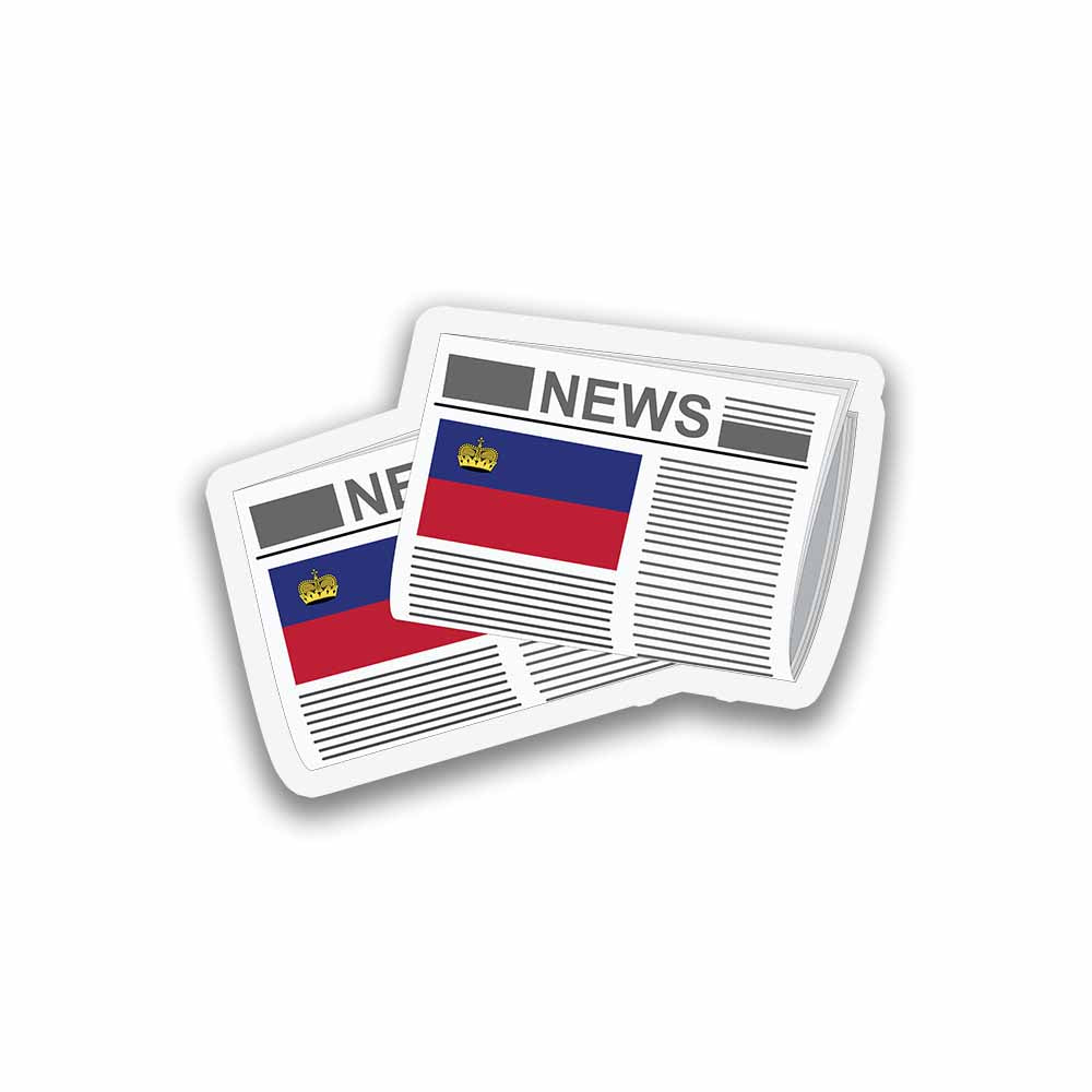 Liechtenstein Newspapers Sticker & Magnet