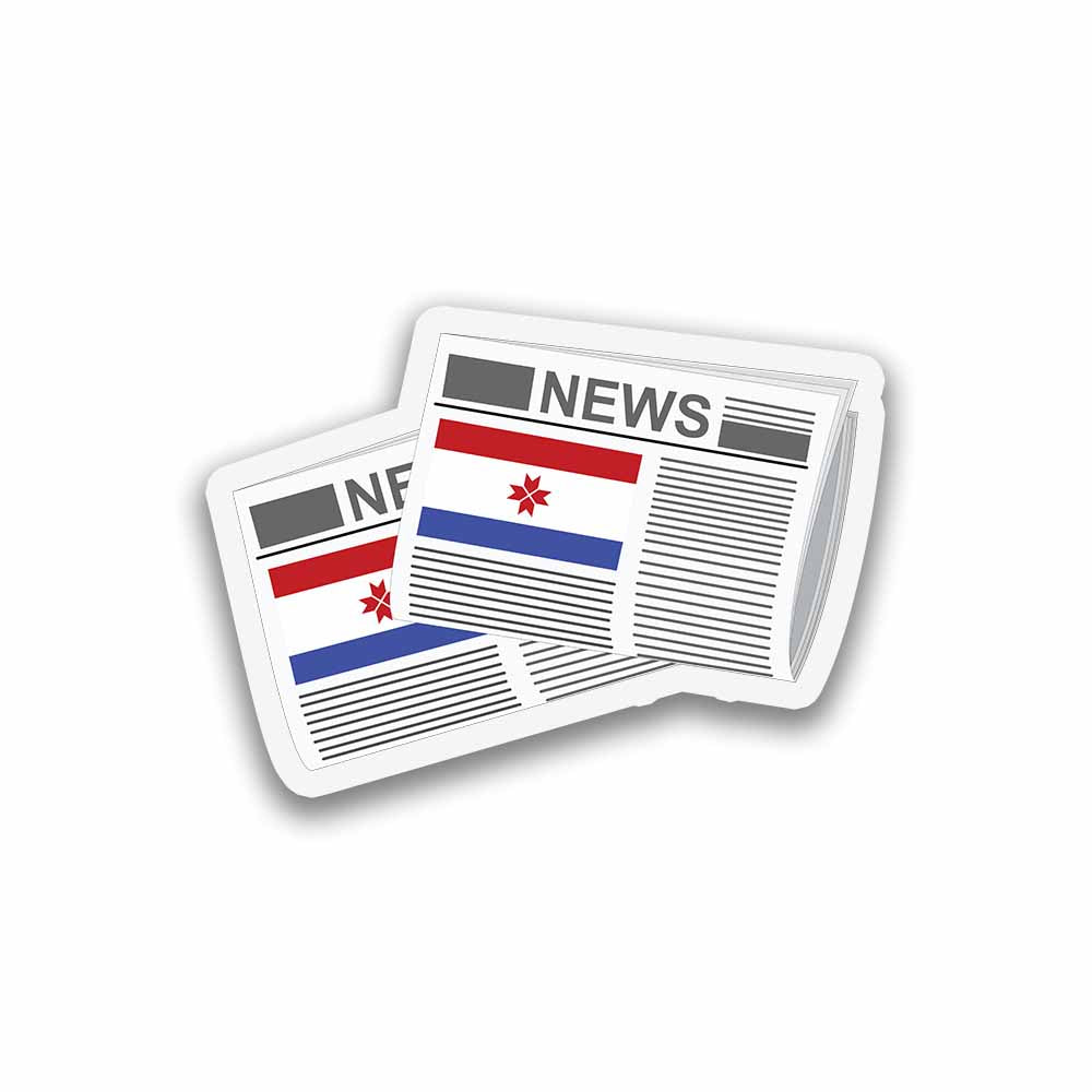 Mordovia Newspapers Sticker & Magnet