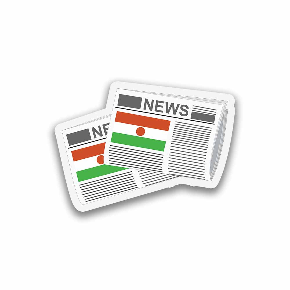 Niger Newspapers Sticker & Magnet