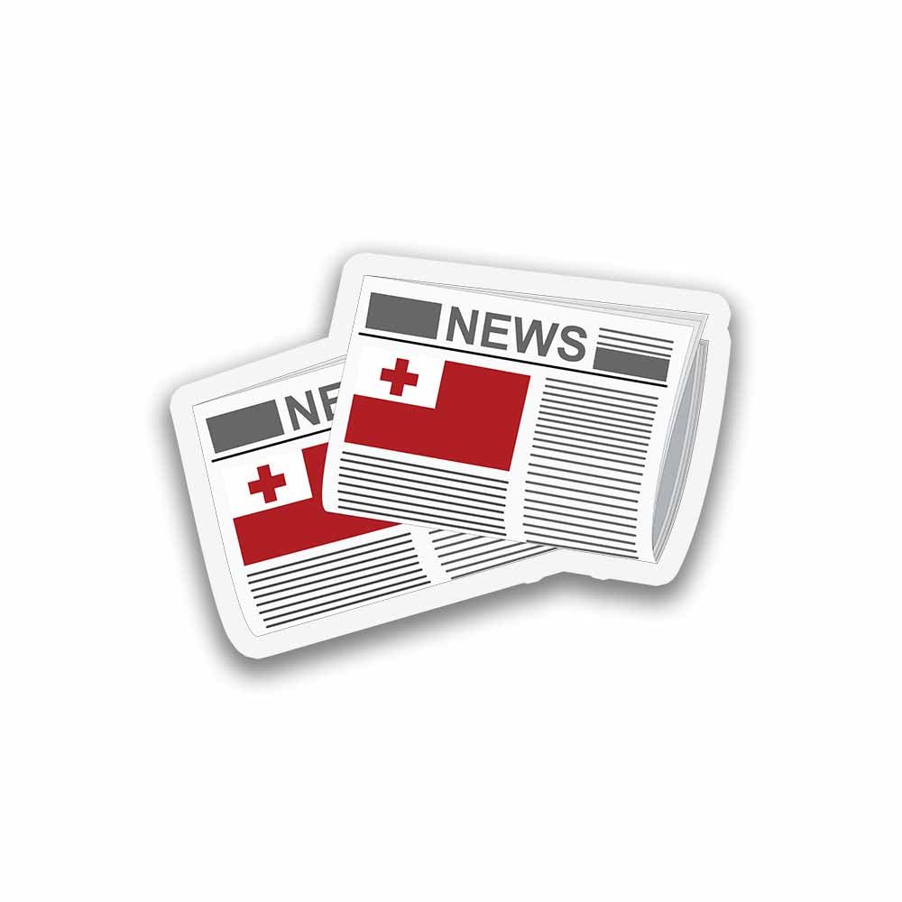 Tonga Newspapers Sticker & Magnet