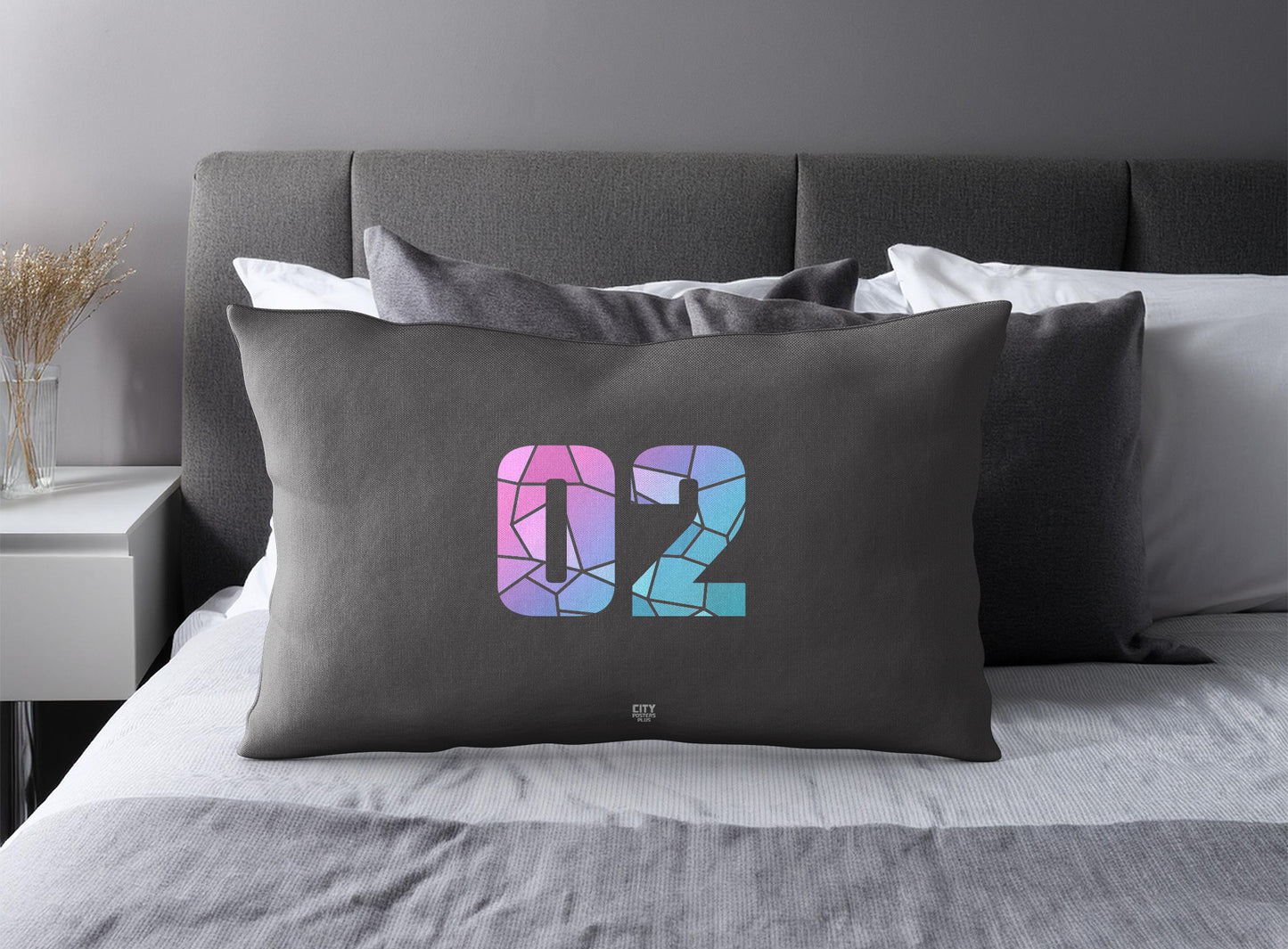 Print Deliver Plus 02 Number Square & Rectangle Pillow Cases