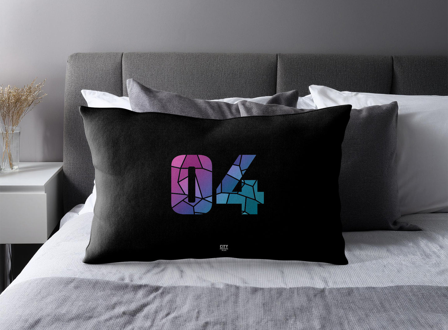 Print Deliver Plus 04 Number Square & Rectangle Pillow Cases