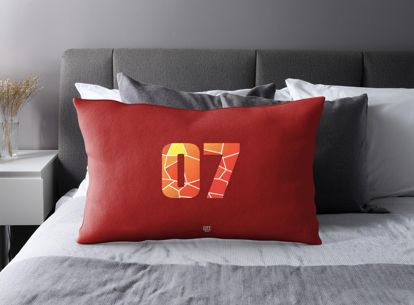 Print Deliver Plus 07 Number Square & Rectangle Pillow Cases