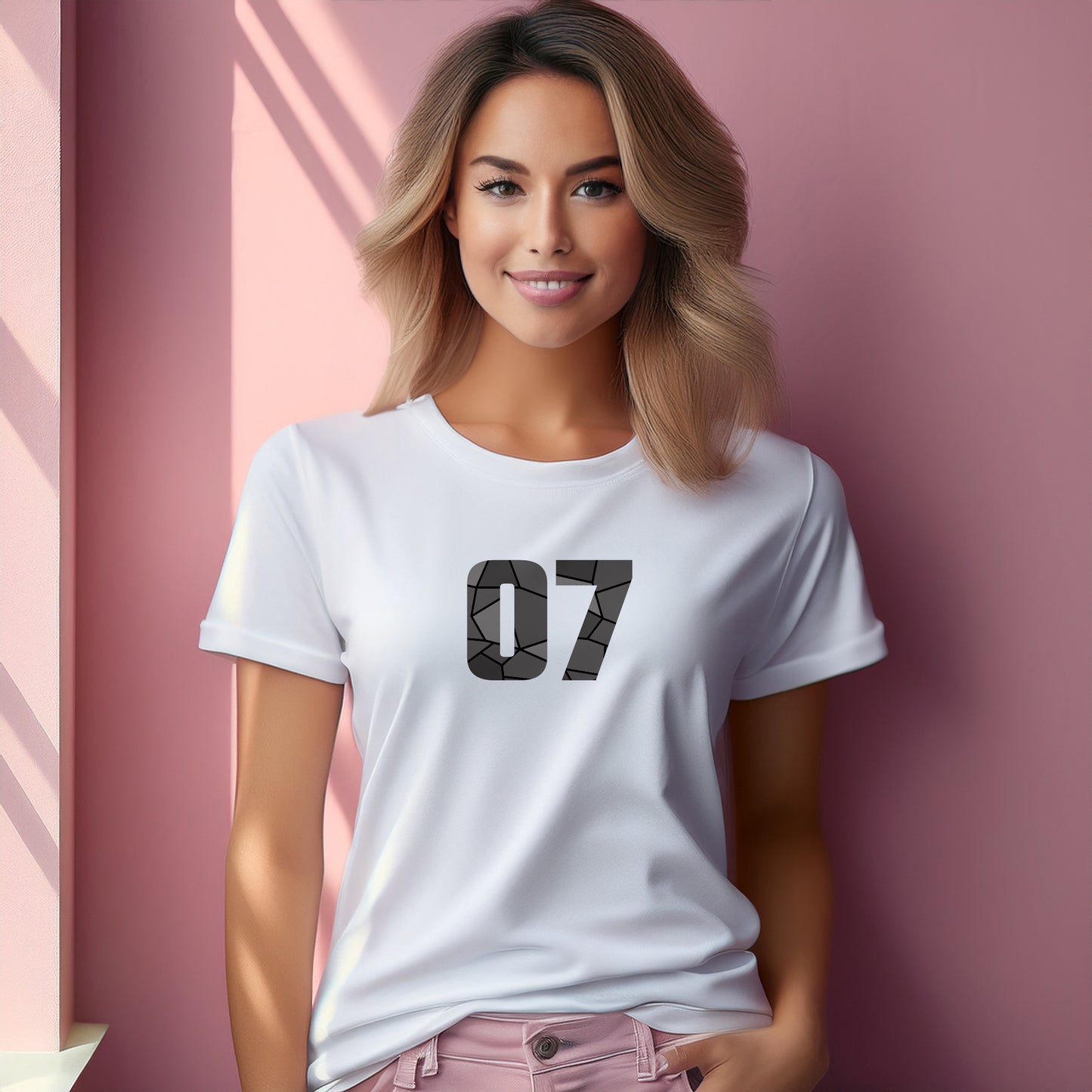07 Number Women T-Shirt (White)