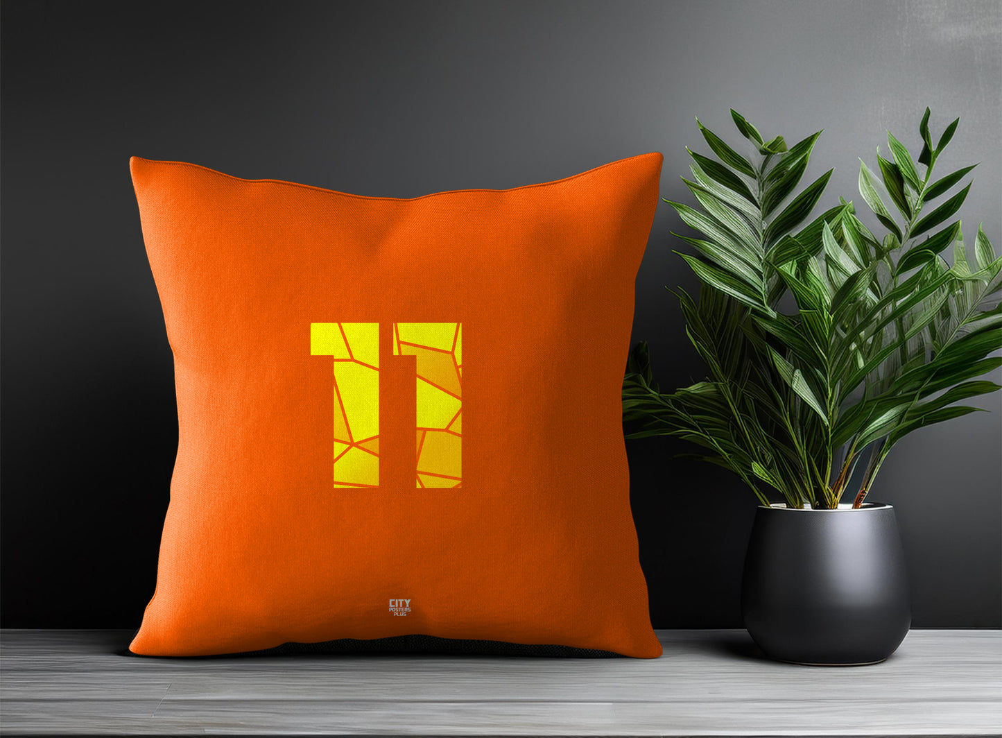 Print Deliver Plus 11 Number Square & Rectangle Pillow Cases | Modern Numeric Throw Pillow Covers 