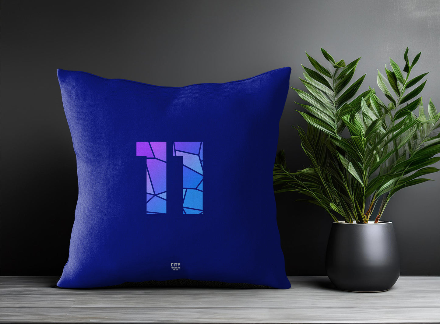 Print Deliver Plus 11 Number Square & Rectangle Pillow Cases | Modern Numeric Throw Pillow Covers 