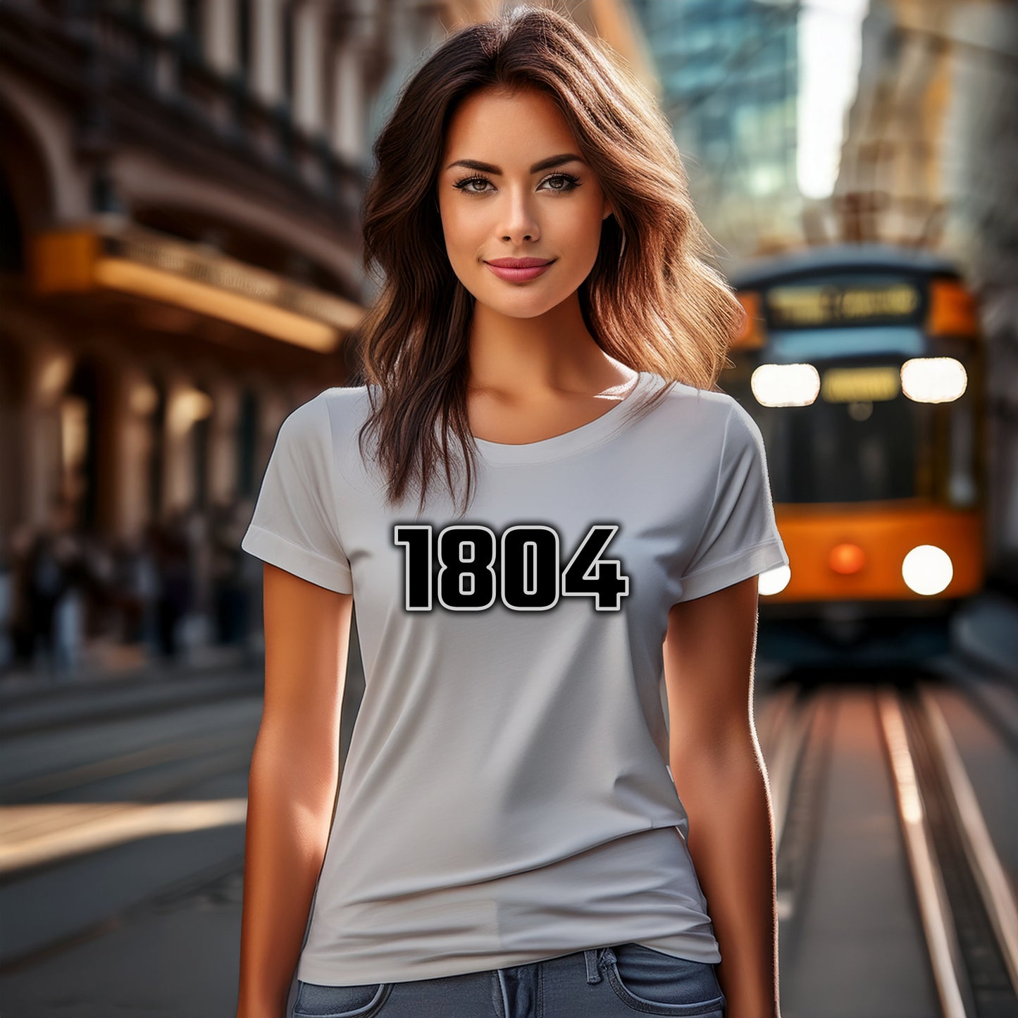 1804 Year Women T-Shirt (Melange Grey)