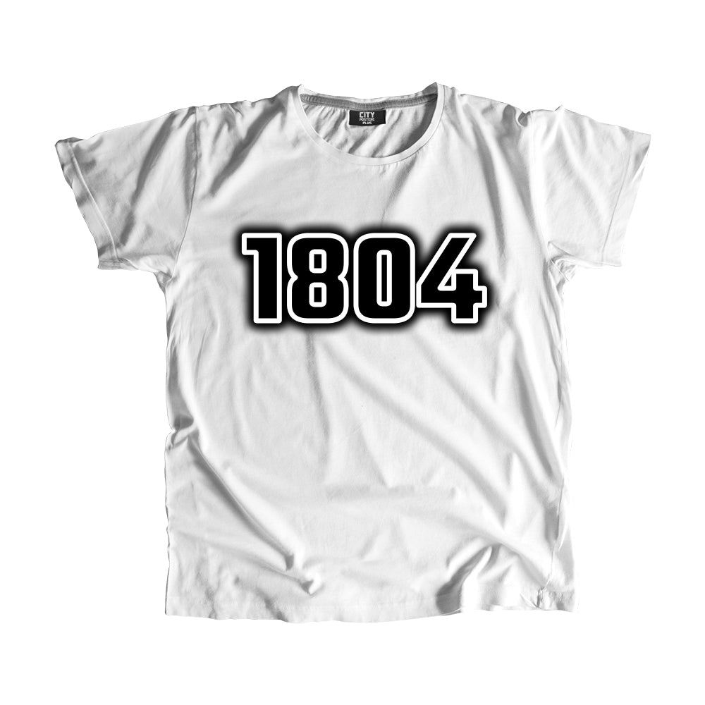 1804 Year Men Unisex T-Shirt (White)