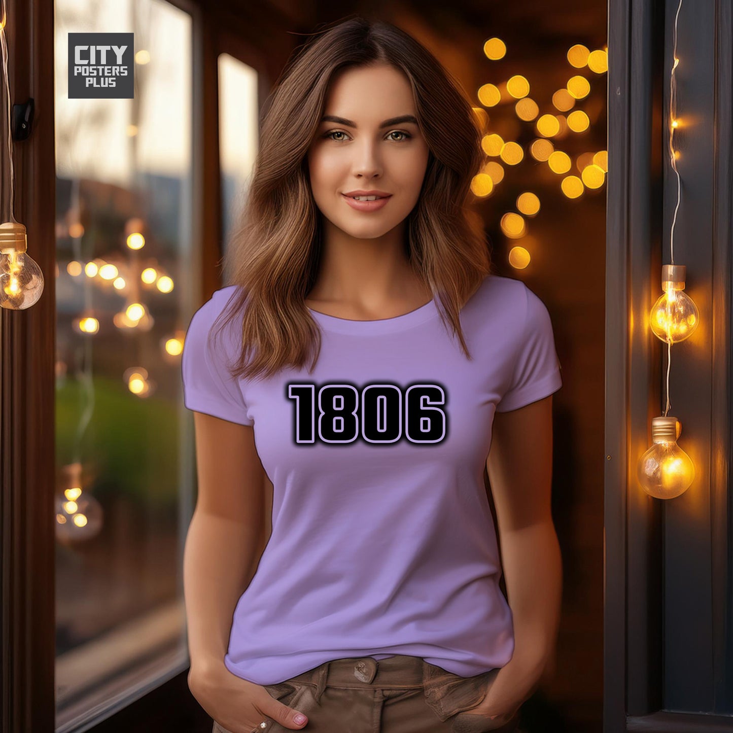 1806 Year Women T-Shirt (Iris Lavender)