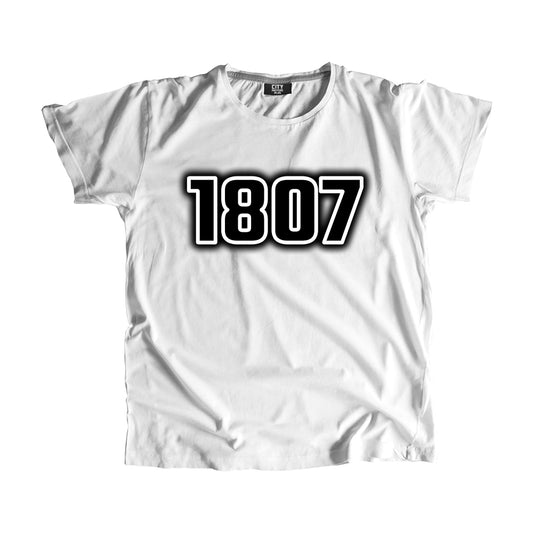 1807 Year Men Unisex T-Shirt (White)