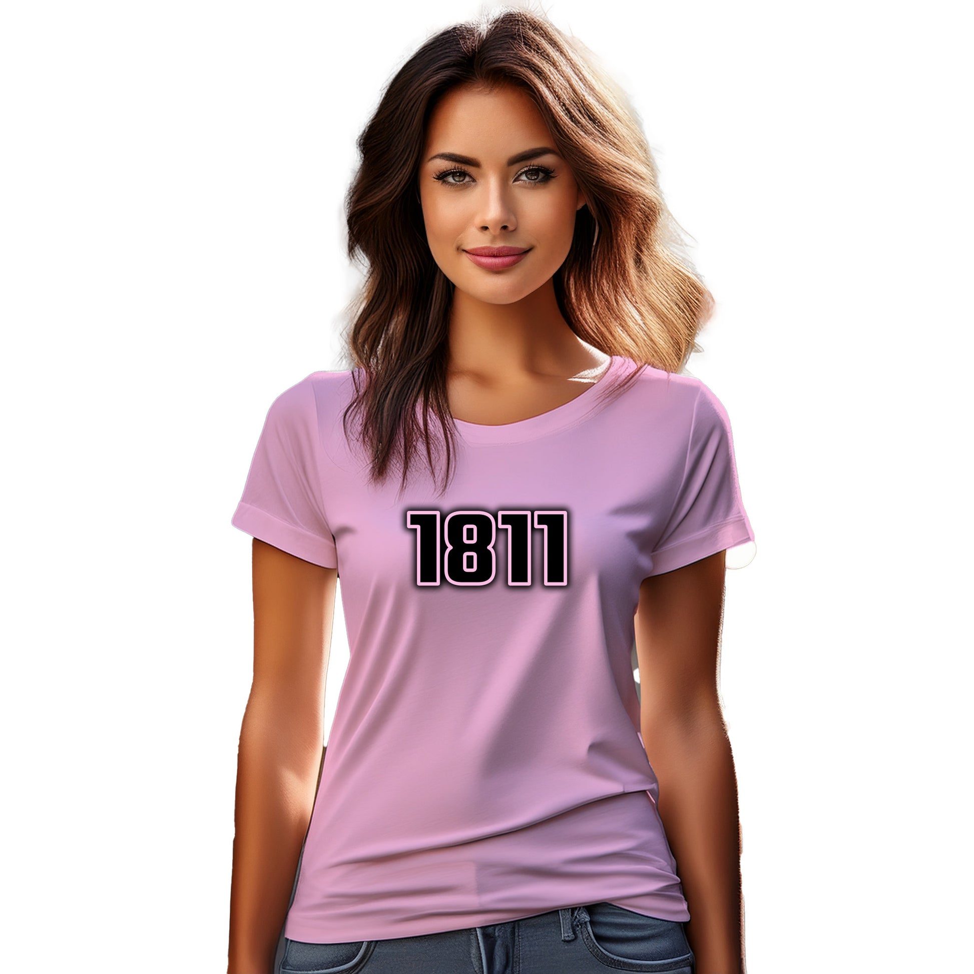 1811 Year Women T-Shirt (Light Pink)