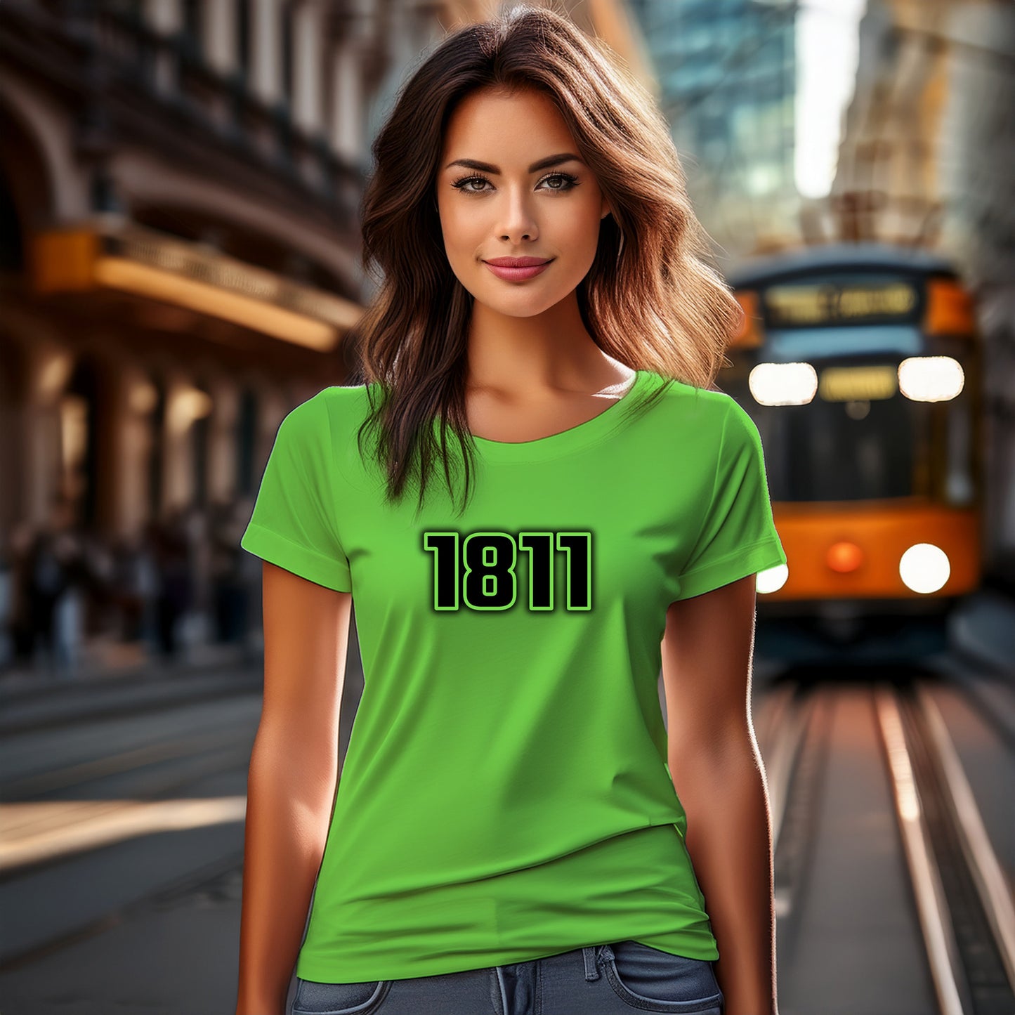 1811 Year Women T-Shirt (Liril Green)