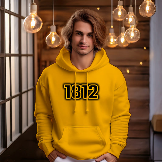 1812 Year Men Unisex Hoodie (Golden Yellow)