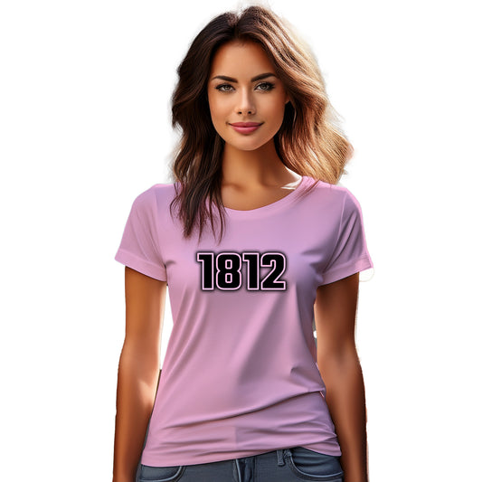 1812 Year Women T-Shirt (Light Pink)