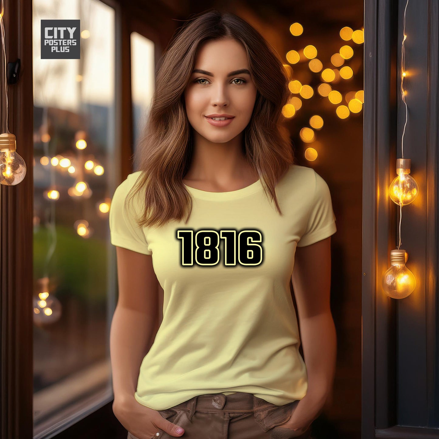 1816 Year Women T-Shirt (Butter Yellow)