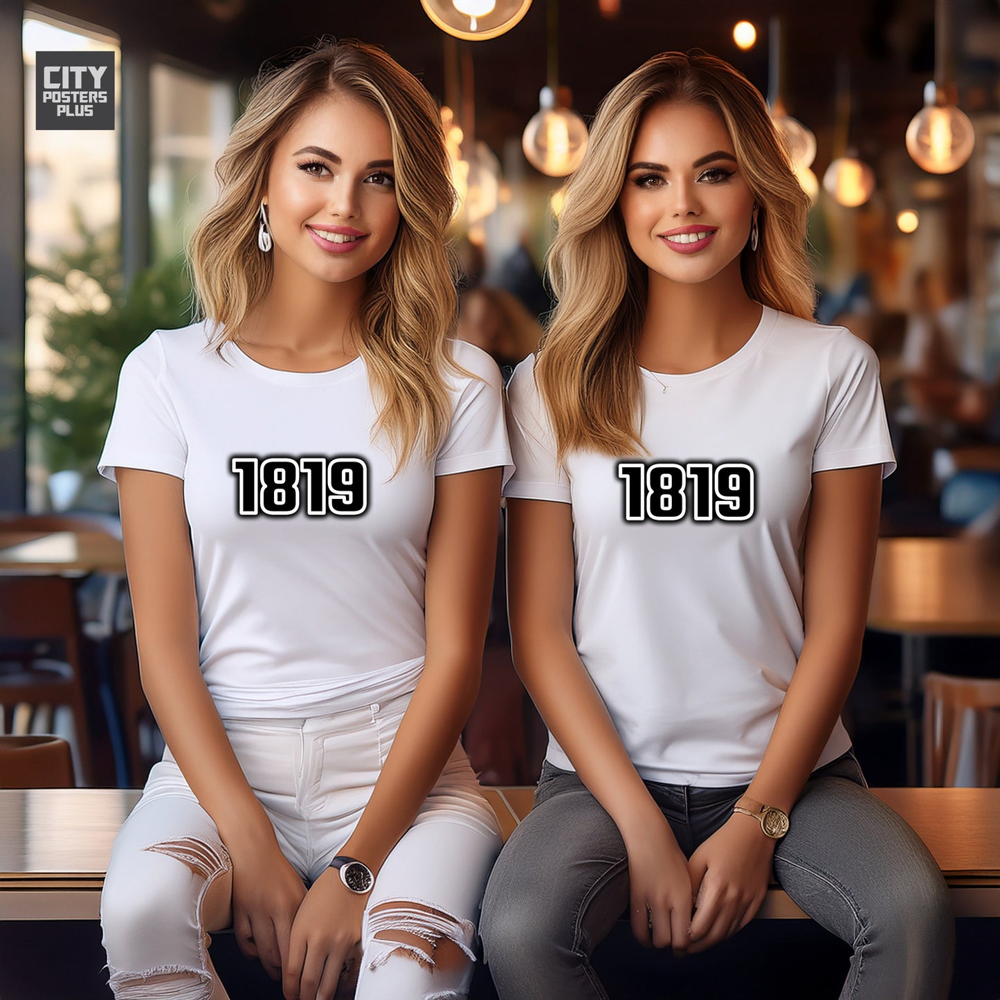 1819 Year Women T-Shirt (White)