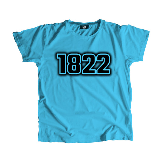 1822 Year Men Unisex T-Shirt (Sky Blue)