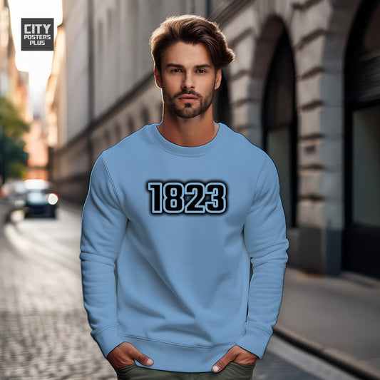 1823 Year Men Unisex Sweatshirt (Baby Blue)