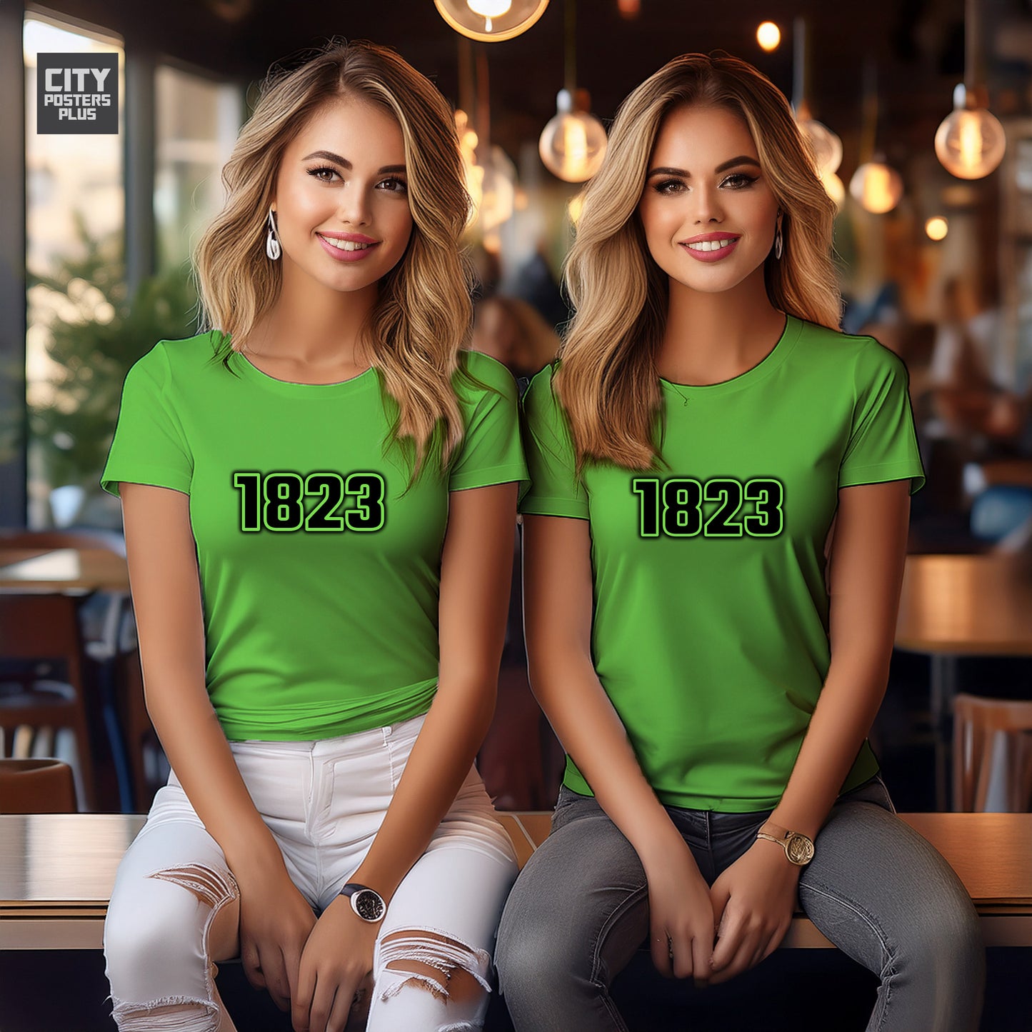 1823 Year Women T-Shirt (Liril Green)